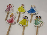 Clearance - Cupcake Topper - Disney Princess