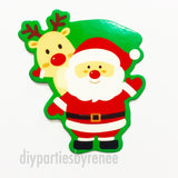 Christmas Lollipop Holder - Class Gift - Reindeer Santa