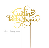 Baby Shower Cake Topper - Personalised