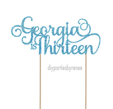 Thirteen - 13th Birthday - Personalised