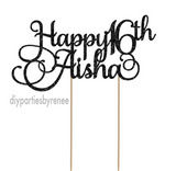 Sixteen - Happy 16th - Personalised