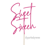 Sixteen - 16th Birthday - Sweet 16