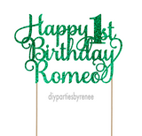 One - Happy 1st Birthday - Personalised