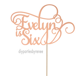 Six - 6th Birthday - Personalised