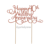 Wedding Anniversary - Happy 40th