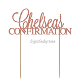 Confirmation - Personalised