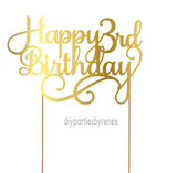 Three - Happy 3rd Birthday