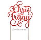 Wedding Marriage Names - Personalised