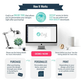 DIGITAL - EDITABLE - Milestone Poster - Rainbow - First day of Year 2