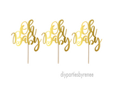 Oh Baby Cupcake Toppers