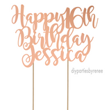Sixteen - Happy 16th Birthday - Personalised