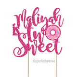 Themed - Two Sweet Donut - 2nd Birthday - Personalised