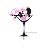 Themed - Champagne Glass Lady