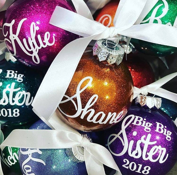 Christmas Baubles - Personalised