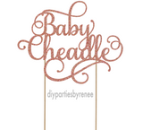 Baby Shower Cake Topper - Personalised