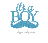 It's A Boy Moustache