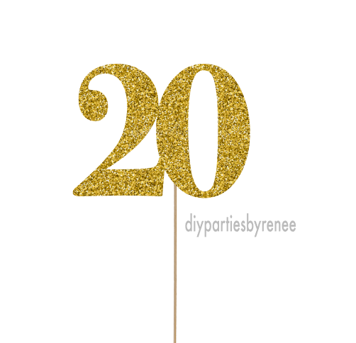 Twenty - 20th Birthday - 20 Digit